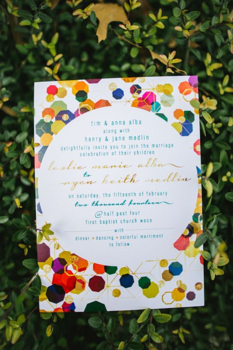 Invitatii de nunta colorate pentru 2016