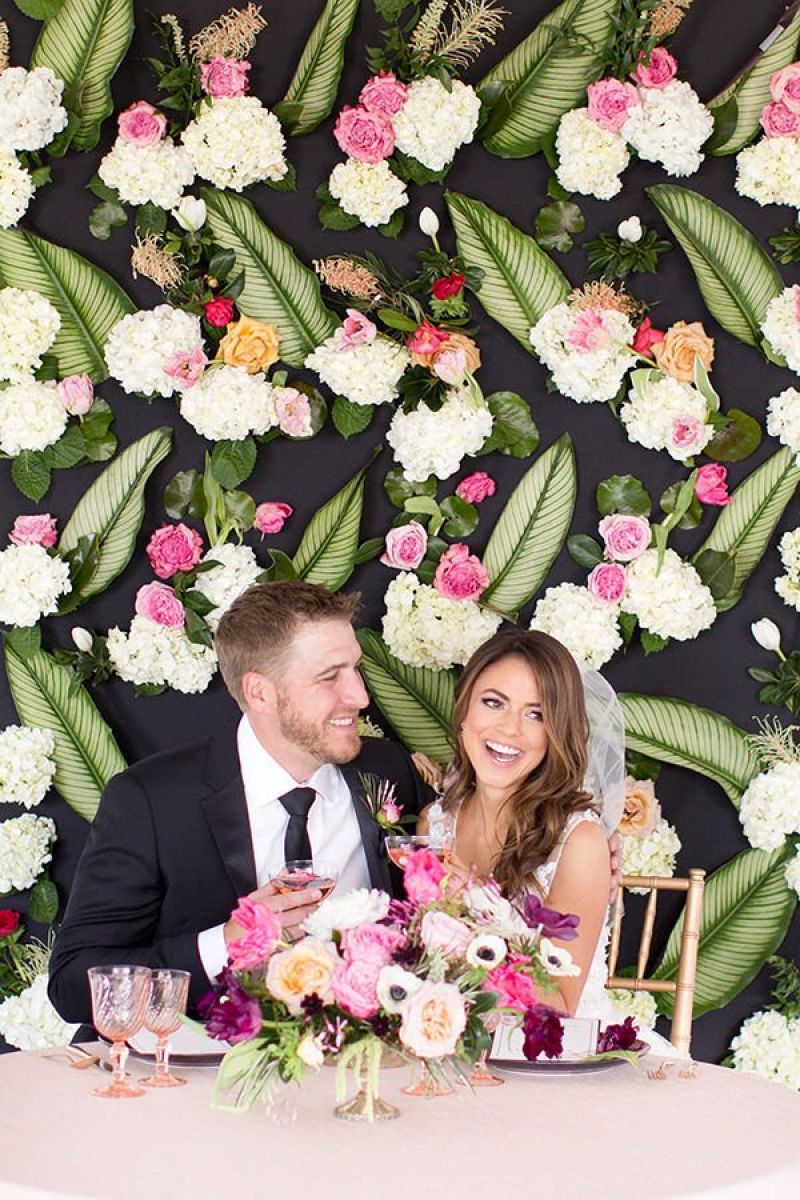 Decor floral original pentru nuntile din 2017