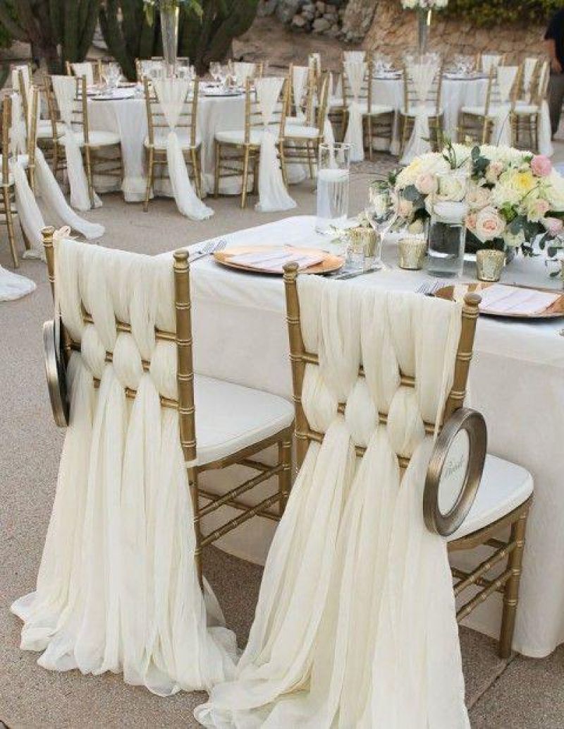 Decor spectaculos pentru scaunele de nunta
