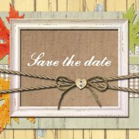 9 idei Save the date perfecte pentru nuntile de toamna