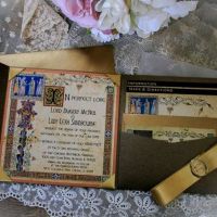  Invitatii de nunta inspirate de perioada medievala
