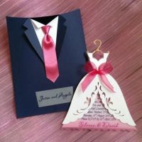 Invitatii de nunta handmade personalizate