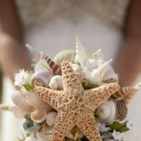 Buchete mireasa pentru nuntile cu tematica marina