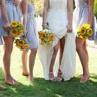 12 idei fresh cu floarea-soarelui la nunta