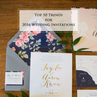 Tendinte nunta: Cele mai hot invitatii de nunta pentru 2016