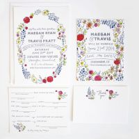  Invitatii de nunta cu decor floral pentru 2016