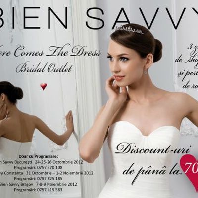 CONCURS: Castiga un voucher de 200 Euro pentru BRIDAL OUTLET by BIEN SAVVY!