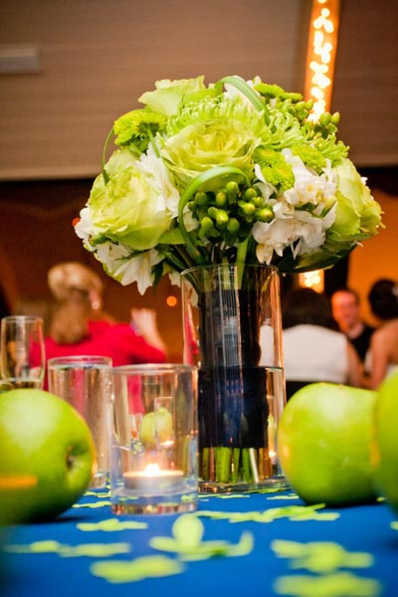  21 idei de nunta dupa culoare: Decor verde