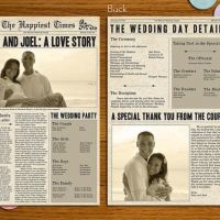 Ziarul de nunta: de la culegerea informatiilor la formatul final