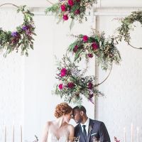 Decor floral original pentru nuntile din 2017