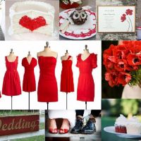 Tema nuntii de iarna: Craciun in alb si rosu