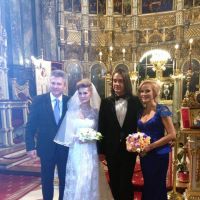 Alessandra Stoicescu s-a casatorit religios cu Sergiu Mircea Constantinescu