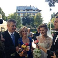 Alessandra Stoicescu s-a casatorit religios cu Sergiu Mircea Constantinescu