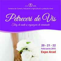 Cel mai mare targ de nunti din Vestul tarii, intre 20 si 22 februarie 2015 la EXPO ARAD