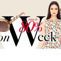 Fashion Week 13-19 iulie:Reduceri de pana la 80% la ceasuri, parfumuri, imbracaminte si incaltaminte