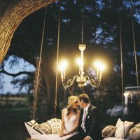 Leagane in copaci pentru nunti de poveste